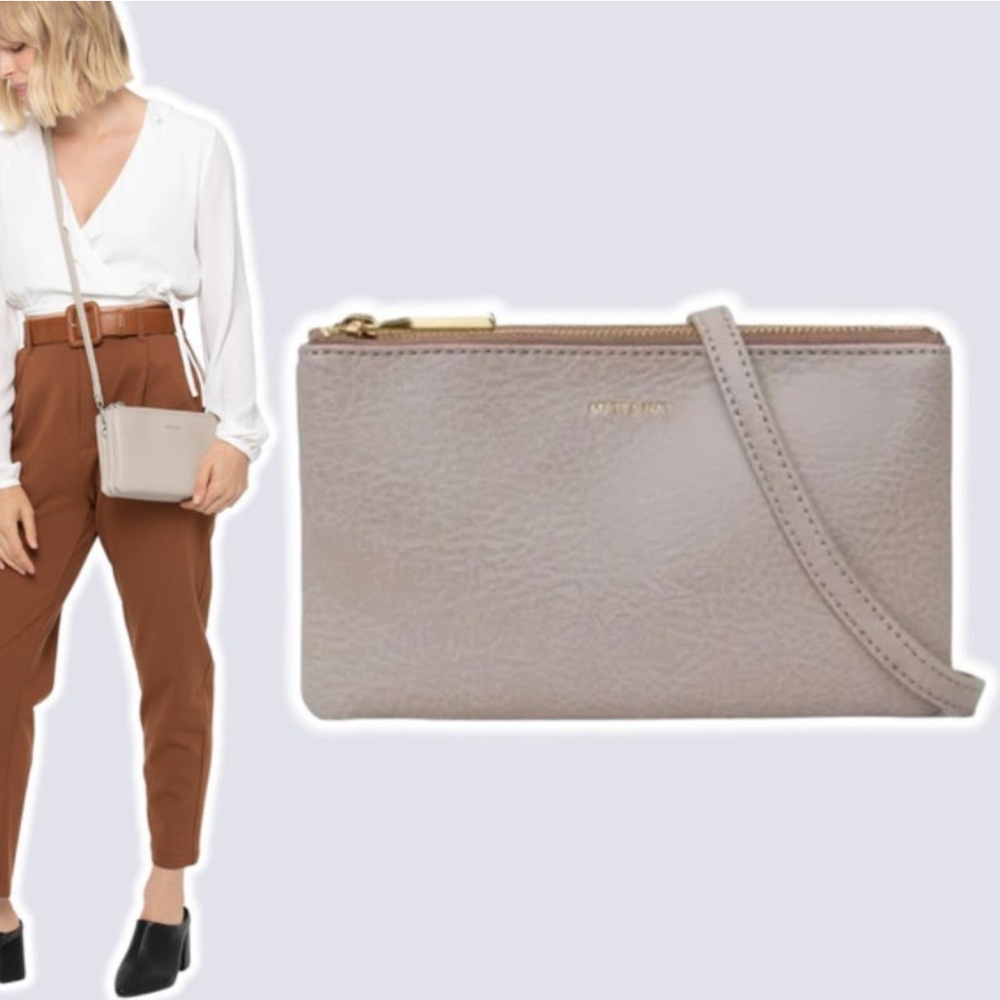 Matt and Nat grey Crossbody Bag